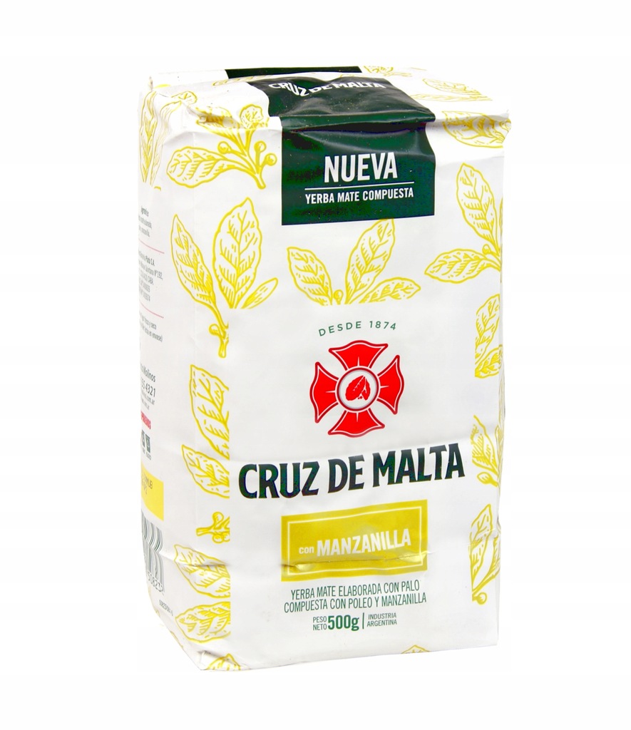 Yerba Mate Cruz de Malta Manzanilla 500g