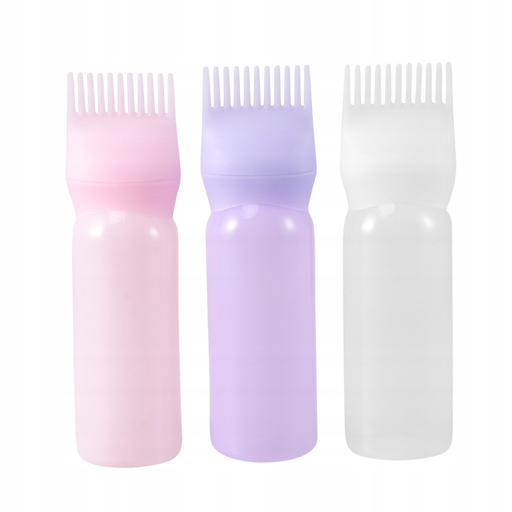 Squeeze Bottle Comb Hair Mixing Sulfate Free