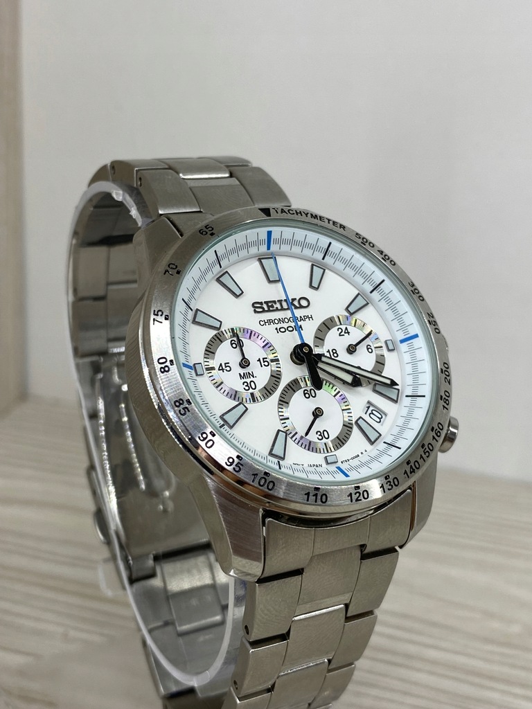 SEIKO クロノグラフ 腕時計 ステンレス 6T63-00D0 SEIKO 【稼働