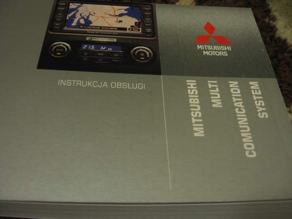 Mitsubishi nawigacja navi polska MMCS instrukcja