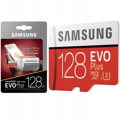 Karta microSD SAMSUNG EVO Plus 128GB + Adapter