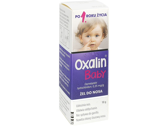 AP Oxalin Baby żel do nosa poprawia oddychanie 10g