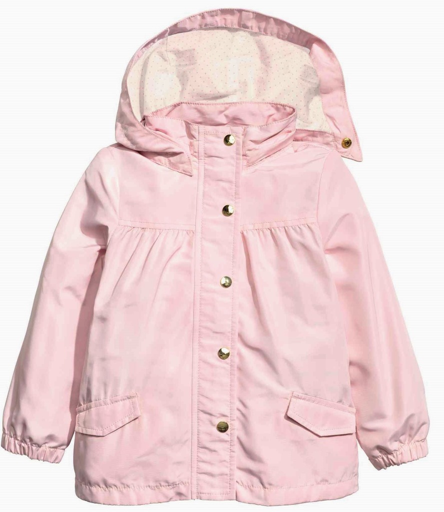 H&M super PARKA różowa wiosenna r. 110