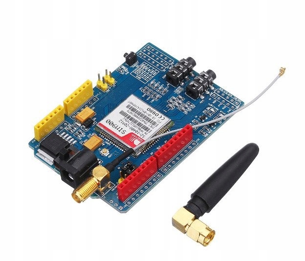 Moduł GSM/GPRS SIM900 Quad-Band z anteną Arduino - 12270344396 ...