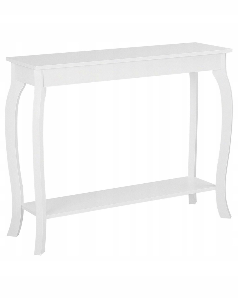 Konsola stolik z półką 100x30 cm biały