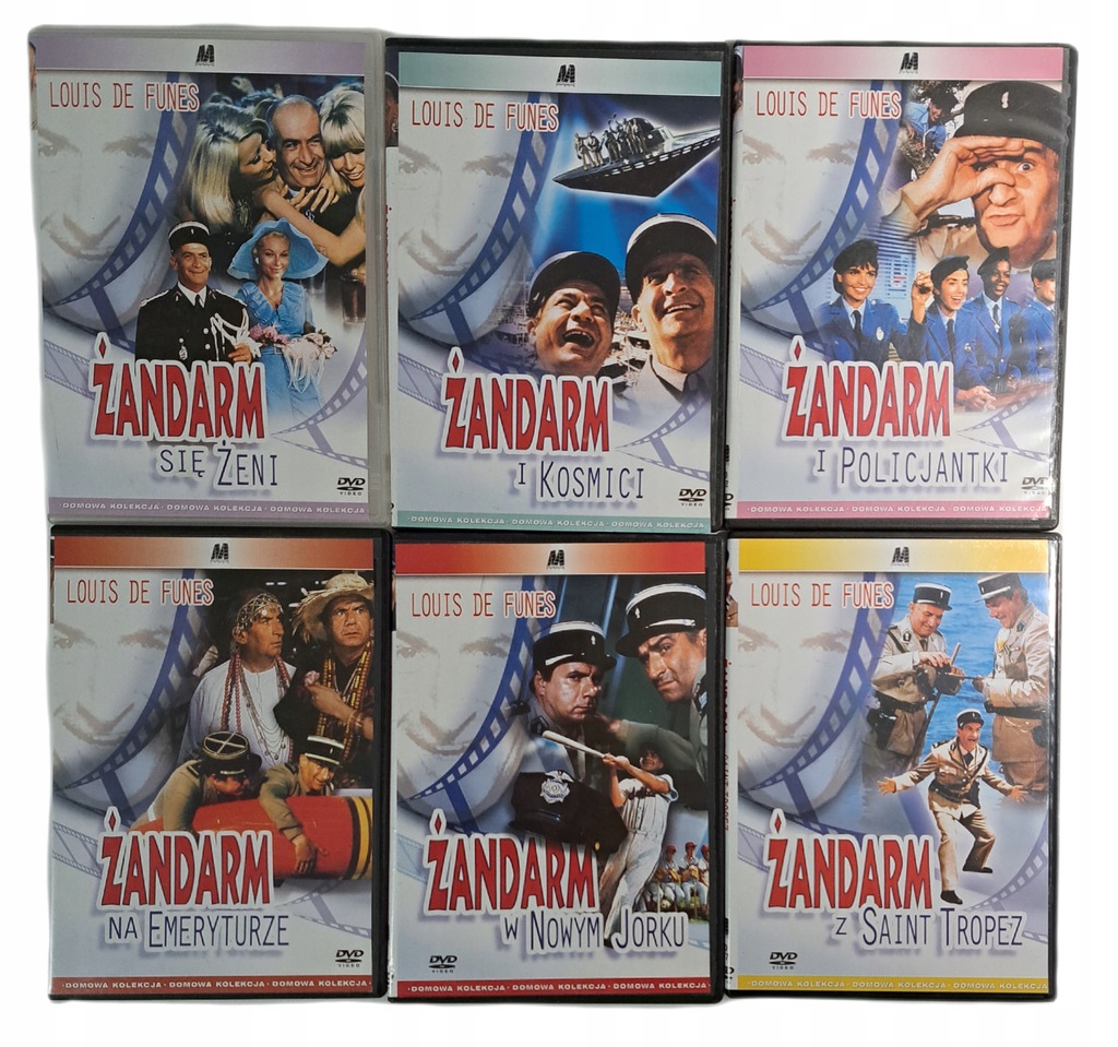 Żandarm Luis De Funes 1-6 DVD