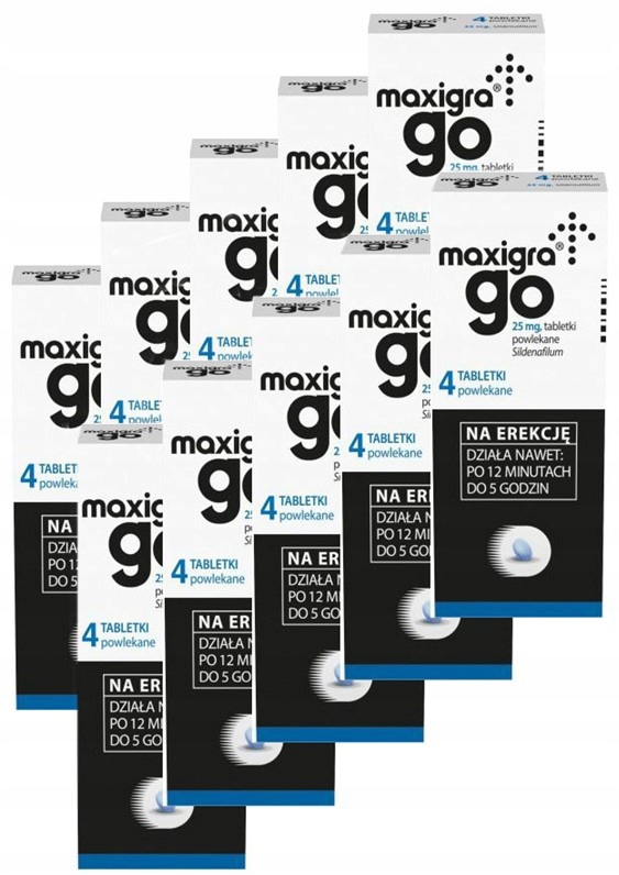 Maxigra Go 40 tabl. erekcja potencja sildenafil