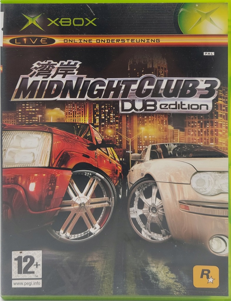 MIDNIGHT CLUB 3 DUB EDITION Microsoft Xbox 2990