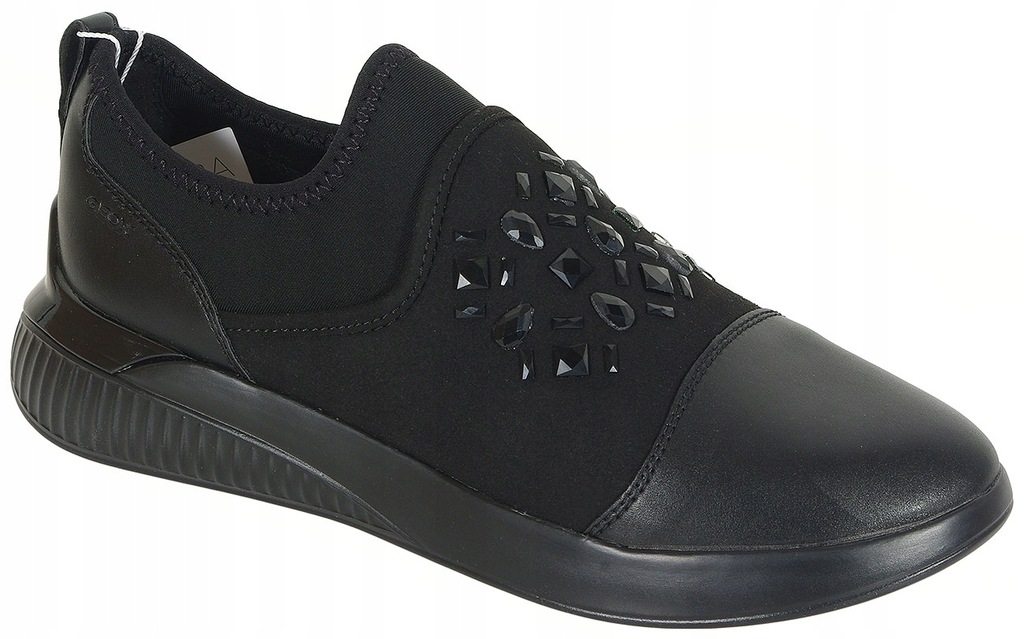 GEOX Theragon A sneakers GBK+suede black 38
