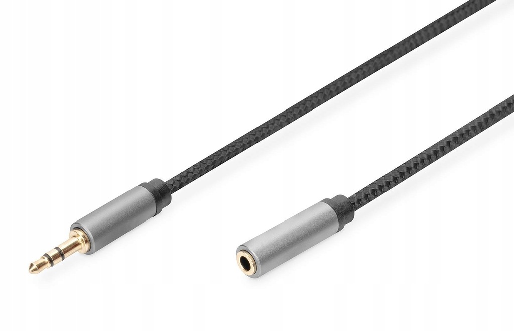 Kabel przedłużający audio DIGITUS PREMIUM MiniJack Stereo Typ 3.5mm/3.5mm Ż
