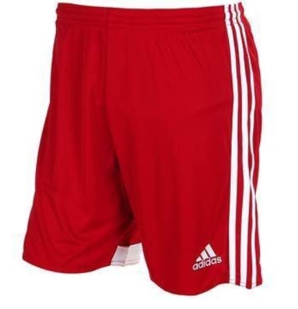 Czerwone dziecięce spodenki szkolne ADIDAS r. 140