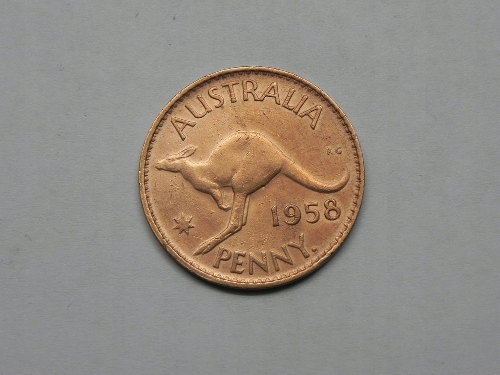 47168/ 1 PENNY 1958 AUSTRALIA