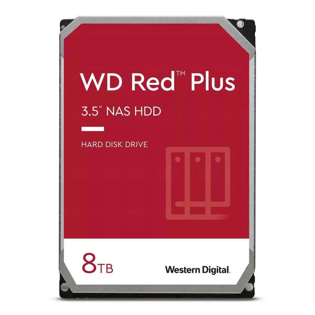 Dysk WD Red Plus WD80EFZZ 8TB 3,5" 5640 128MB SATA III