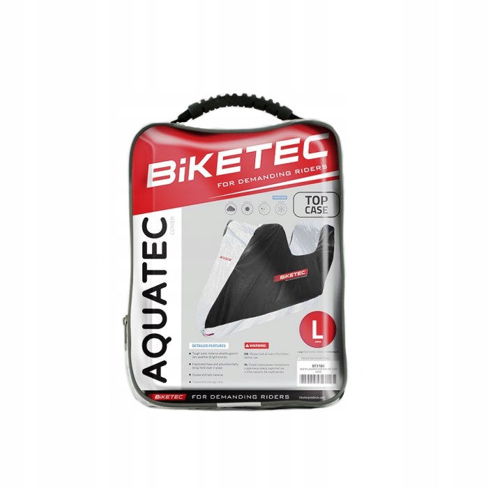 POKROWIEC BIKETEC NA MOTOCYKL Z KUFREM L AQUATEX