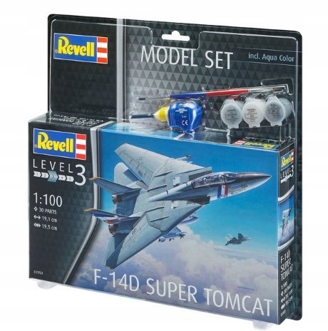 Купить Комплект модели Revell F-14D Super Tomcat, краски: отзывы, фото, характеристики в интерне-магазине Aredi.ru
