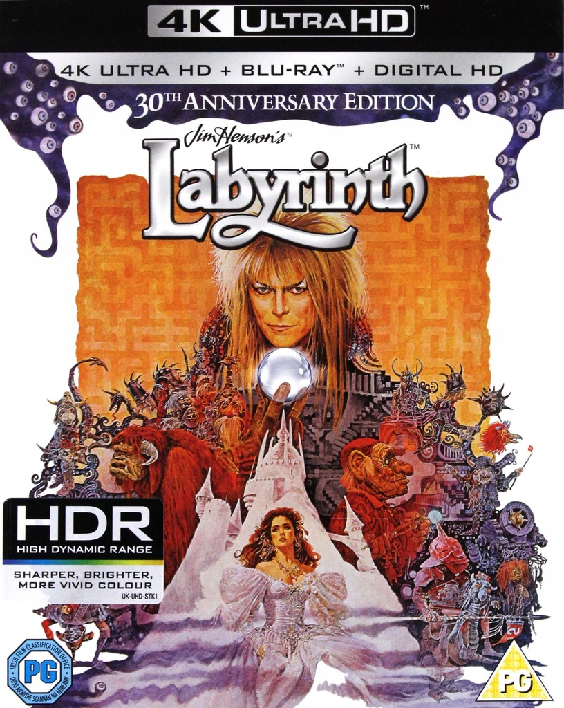 LABYRINTH (30TH ANNIVERSARY EDITION) (BLU-RAY 4K)+