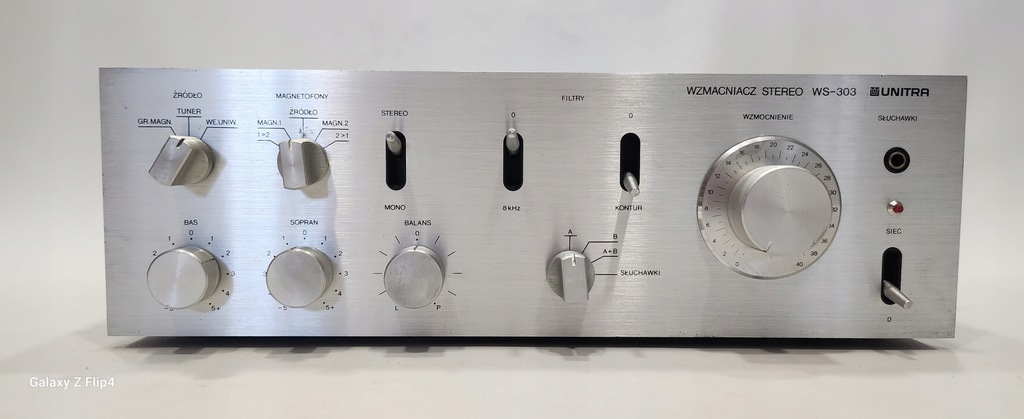 WZMACNIACZ STEREO UNITRA FONICA WS-303 PO REMONCIE