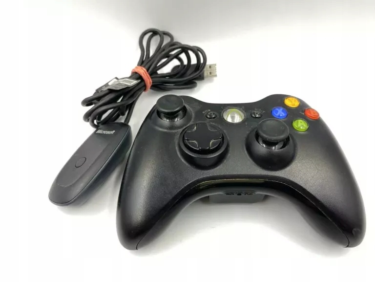PAD DO XBOX 360 + ADAPTER XBOX 360 GRAJ NA PC 12684194479 oficjalne