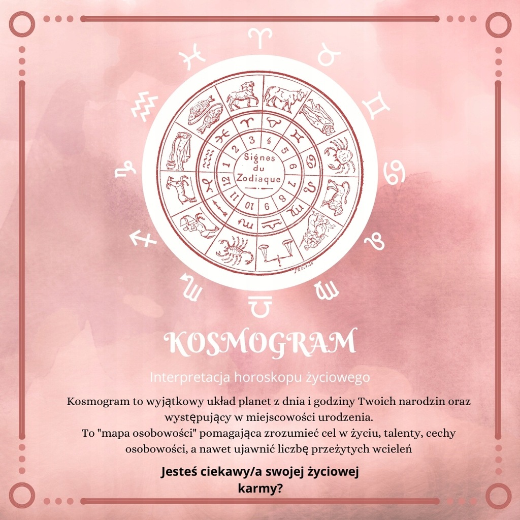 Kosmogram. Planer życiowy. Interpretacja