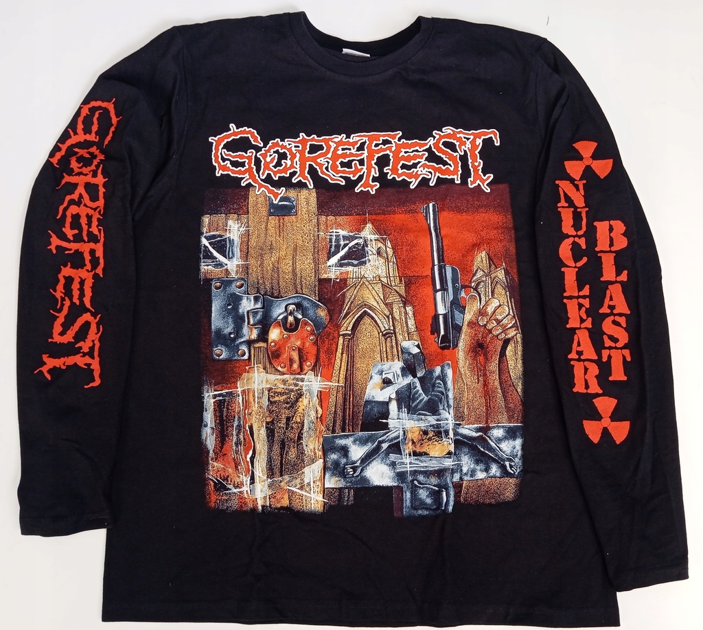 GOREFEST False tour Longsleeve rozm L ENTOMBED DISMEMBER OBITUARY