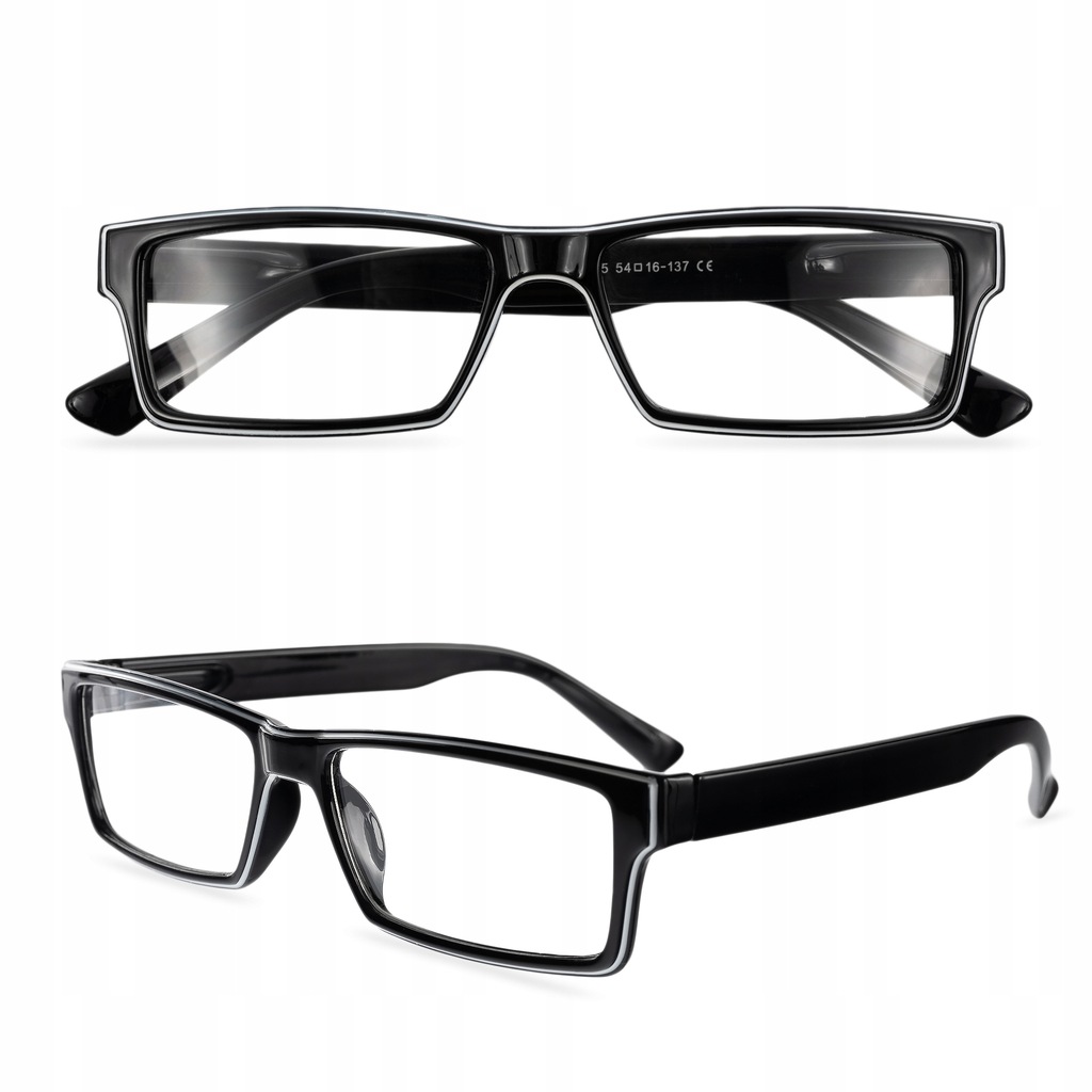 Okulary BEMOT Korekcyjne Flex Etui +3