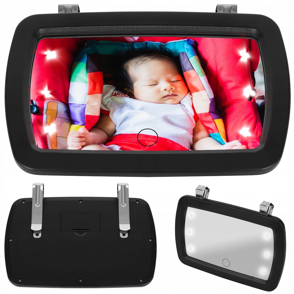 Купить Светодиодное зеркало для наблюдения за ребенком во время поездки в машине: отзывы, фото, характеристики в интерне-магазине Aredi.ru