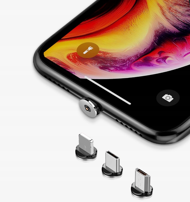 Купить МАГНИТНЫЙ КАБЕЛЬ 3В1 ДЛЯ IPHONE MICRO USB TYPE-C: отзывы, фото, характеристики в интерне-магазине Aredi.ru