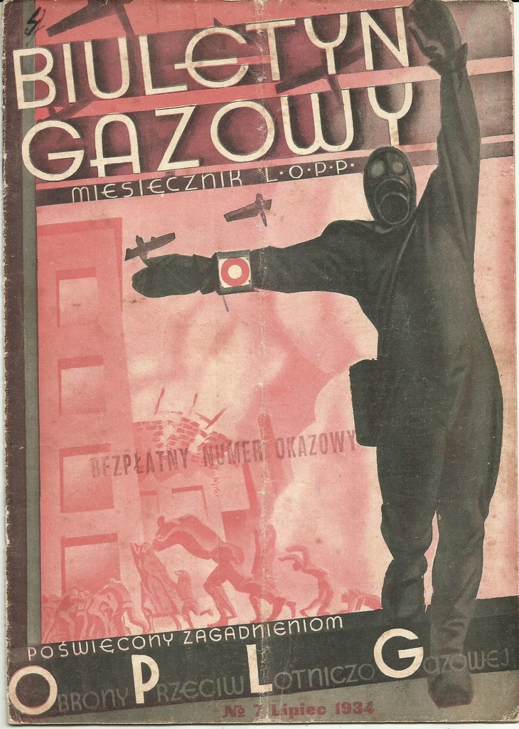 Biuletyn gazowy LOPP 1934 Lwów Skniłów