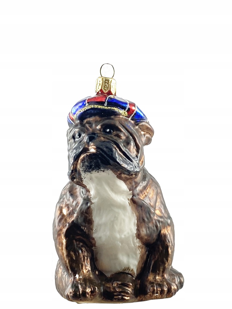 Bombka szklana figurka Buldog angielski