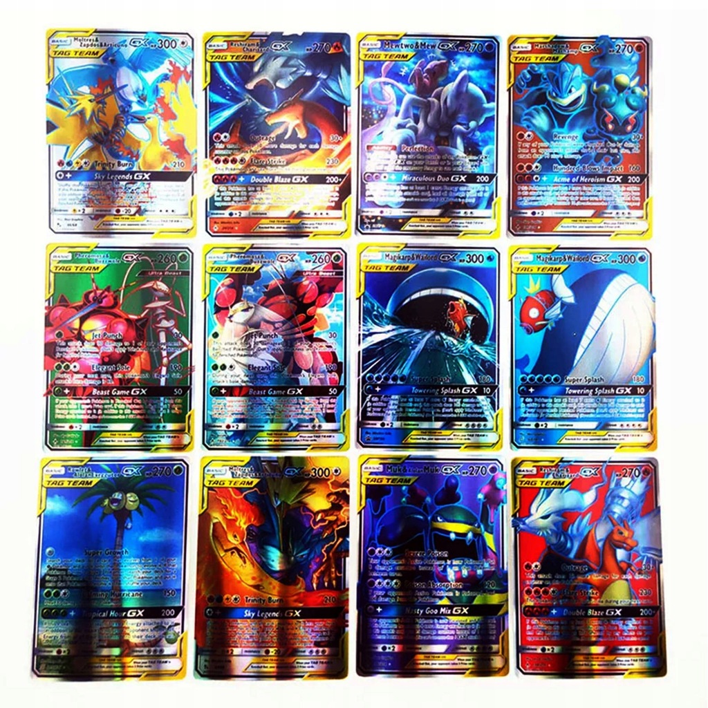 Купить КОЛЛЕКЦИОННЫЕ КАРТОЧКИ ПОКЕМОНЫ ДЛЯ ИГРЫ 100 ШТ GX: отзывы, фото ...