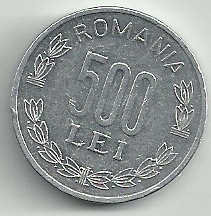 Rumunia - 500 lei - 1999 r. - Ru-21