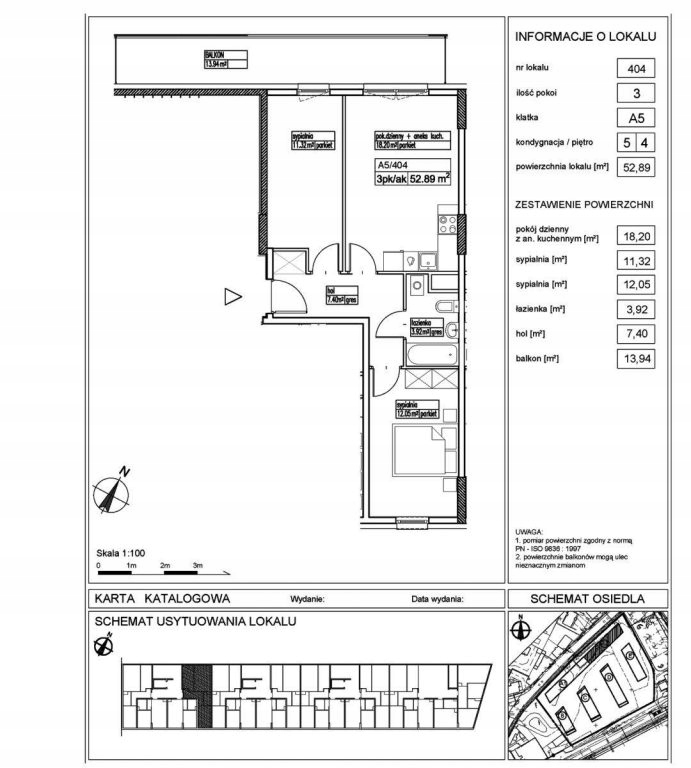 Mieszkanie Pruszków, pruszkowski, 52,89 m²