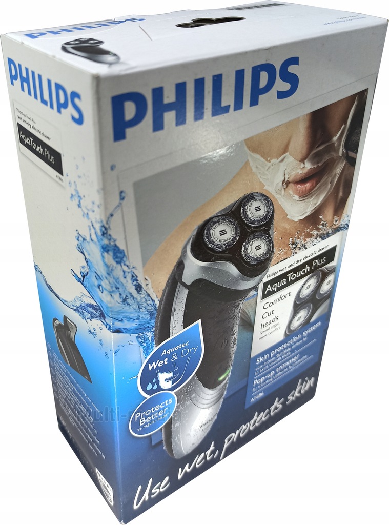 dramatisch Madison Veel PHILIPS AT886 GOLARKA ELEKTRYCZNA AquaTouch FV 23% - 8412845412 - oficjalne  archiwum Allegro