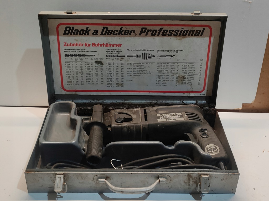 Młotowiertarka Black Decker P8020 VINTAGE 12641435524 oficjalne