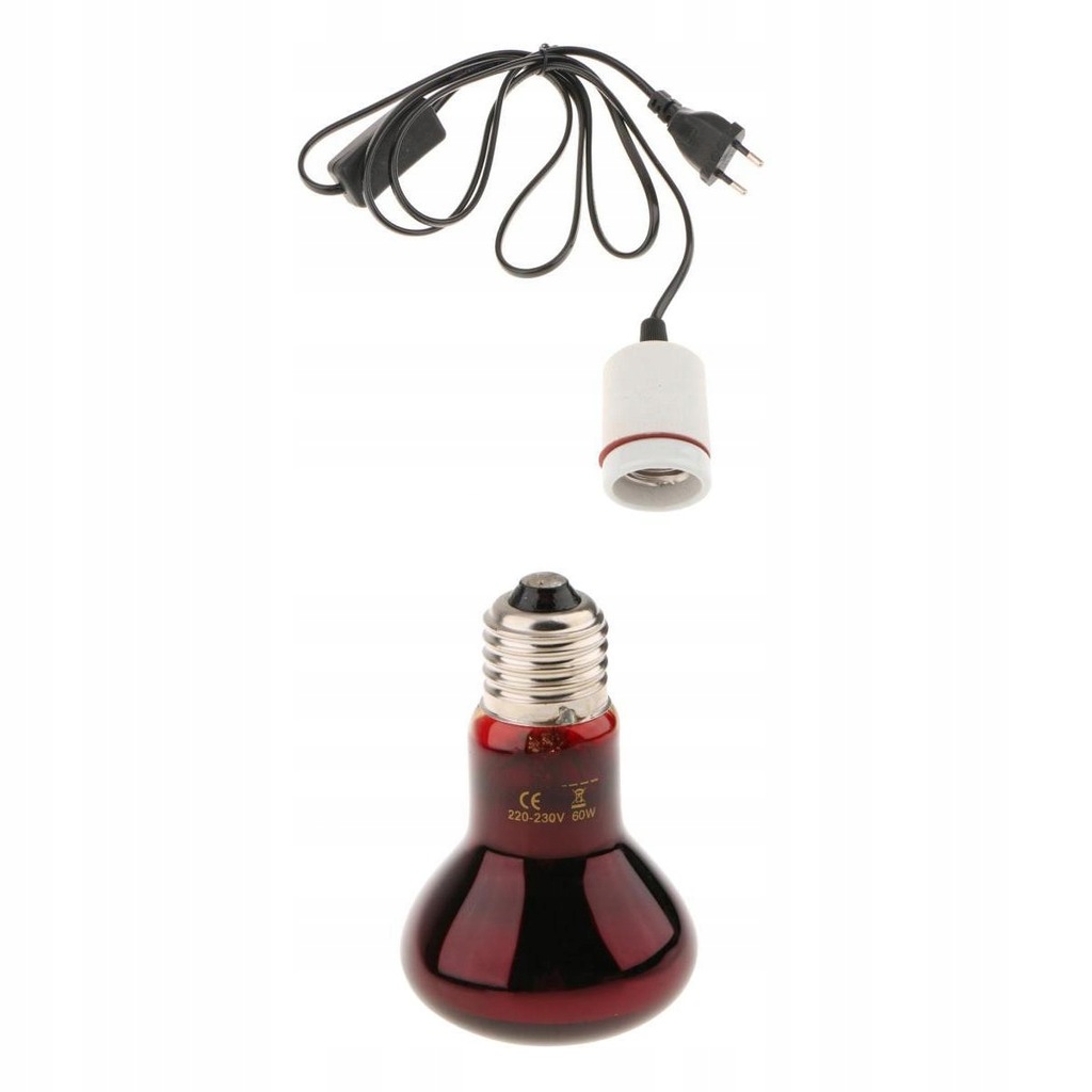 Lampa grzewcza gadów - 60 W