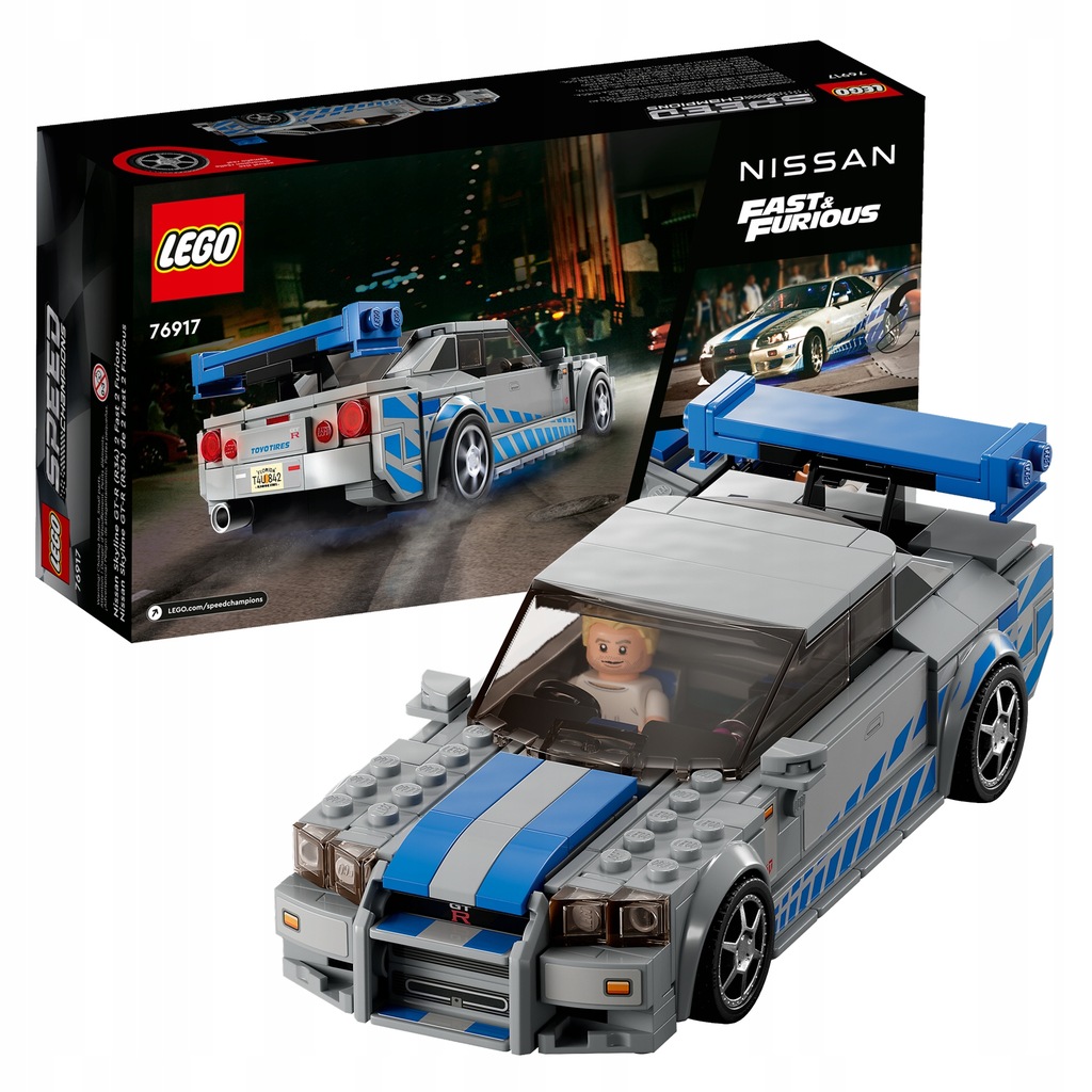 OUTLET LEGO 76917 Nissan Skyline z Za szybcy, za wściekli USZKODZONE OPAKOW