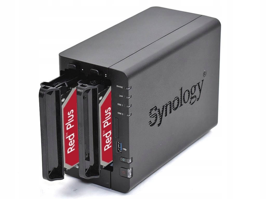 Synology Ds218 - Nas - Red 8tb 2x 4tb Synology DS220+ NAS-bundel