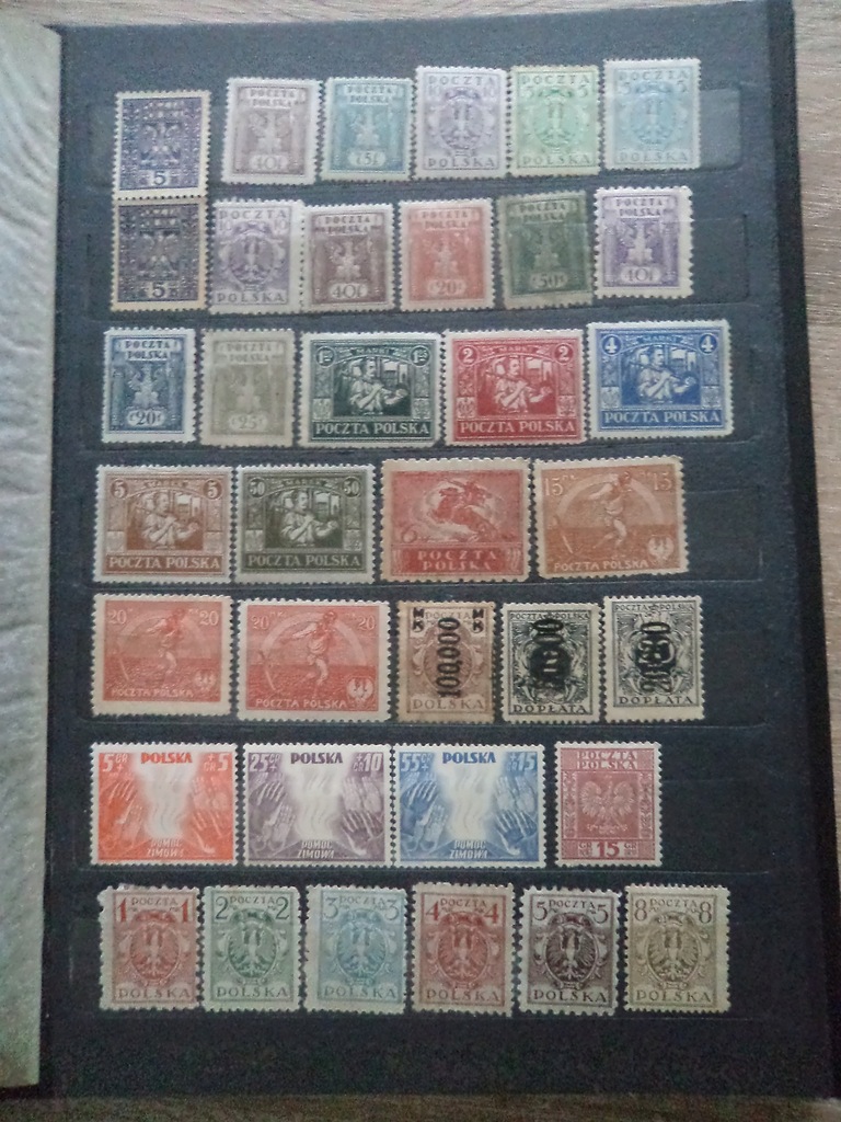 Polska Stare znaczki pocztowe