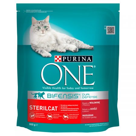 Purina One Sterilcat Wołowina Karma Kot 800 g