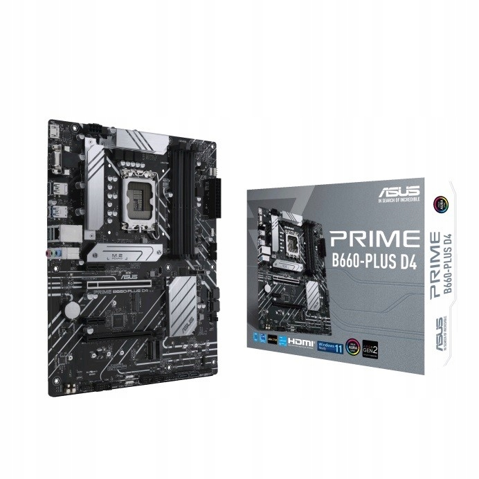 Płyta główna PRIME B660-PLUS D4 s1700 4DDR4 DP