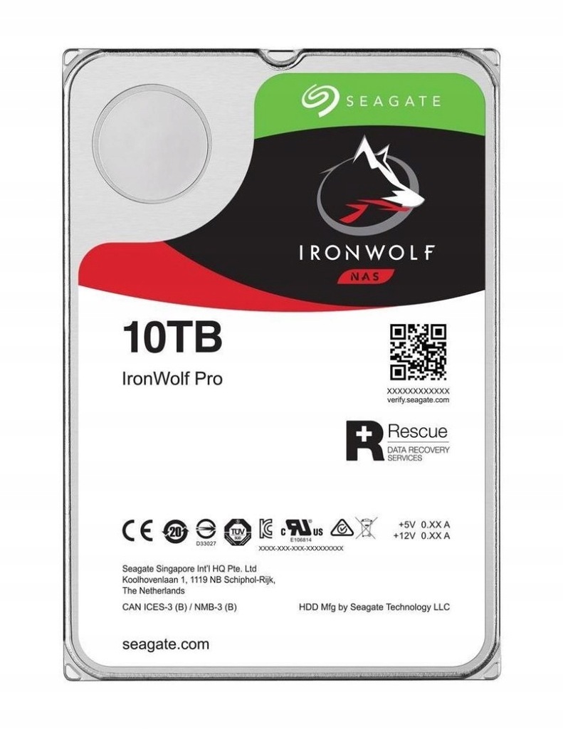 Dysk HDD Seagate IronWolf Pro ST10000NE0008 (