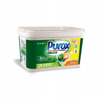 Purox Universal Kapsułki Dwukomorowe Do Prania 20 Szt Iml