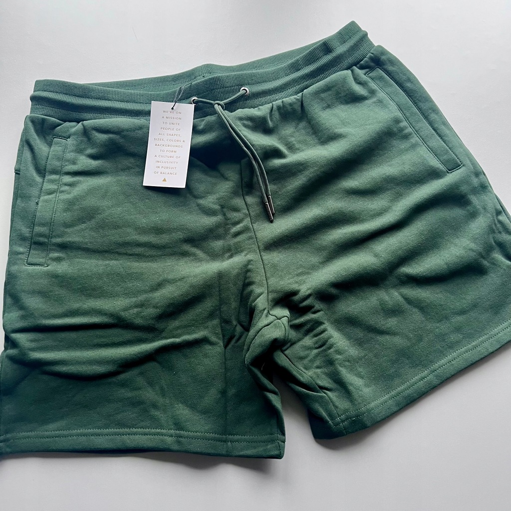 Spodenki męskie bawełniane zielone XL