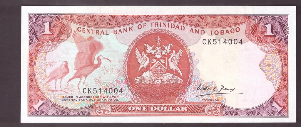 Trynidad i Tobago - banknot - 1 Dollar