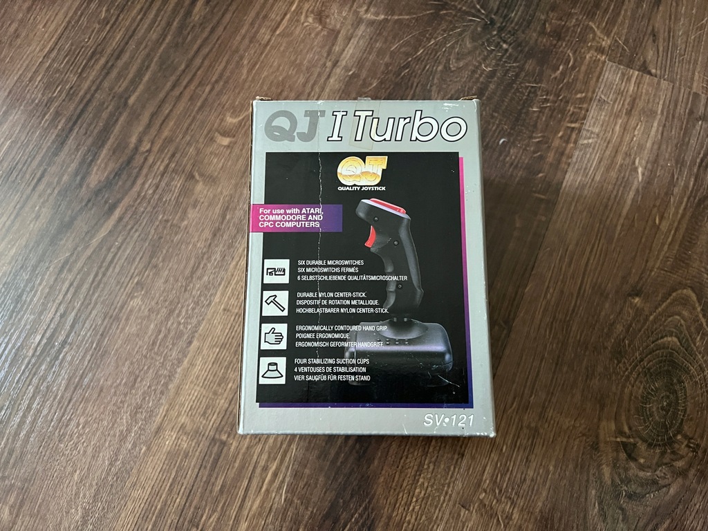 Joystick QUICKJOY I TURBO box -leżak magazynowy AMIGA