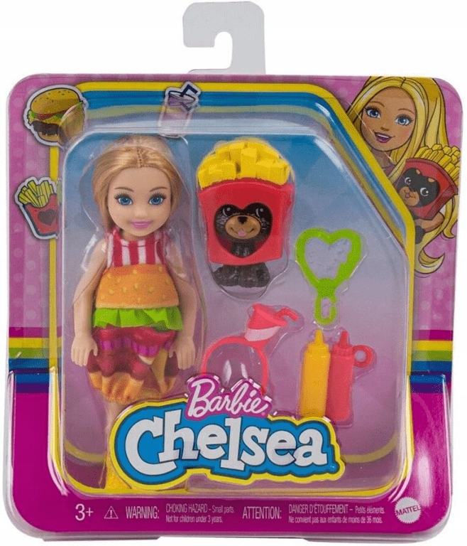 Barbie Chelsea w kostiumie + akcesoria GRP69