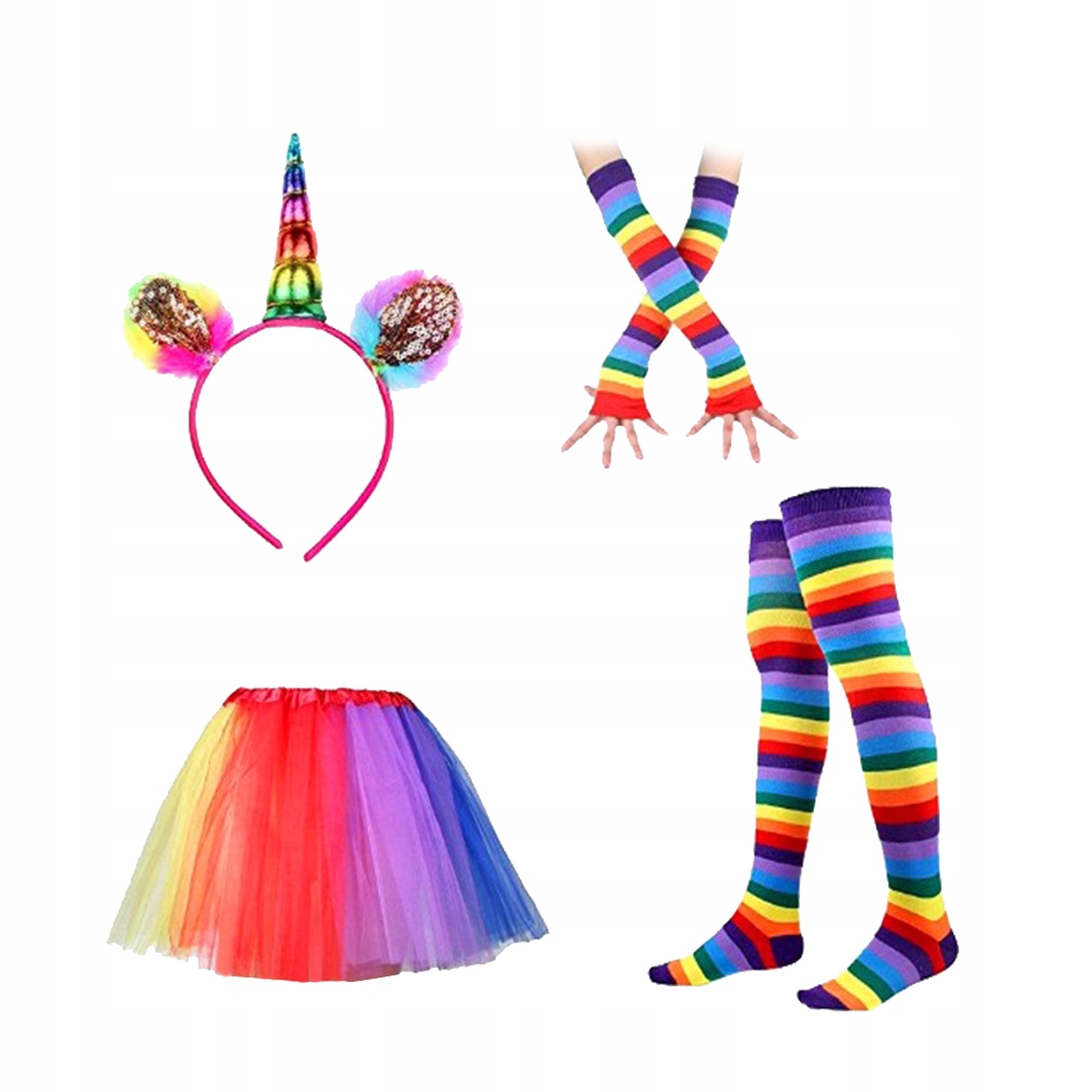 Rainbow Tutu Suit Party Dance Dress Wzburzyć Warst