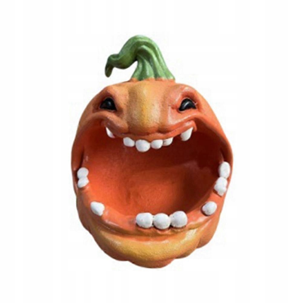 Pojemnik na przechowywanie dyni Halloween Duża Gęba Figuryna z żywicy
