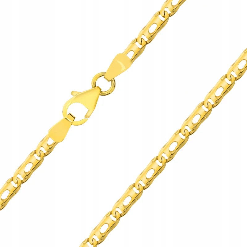 Złoty łańcuszek splot Figaro 55 cm 585 14k Nobleer