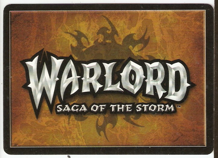 WARLORD Saga of the storm karty zestaw 1